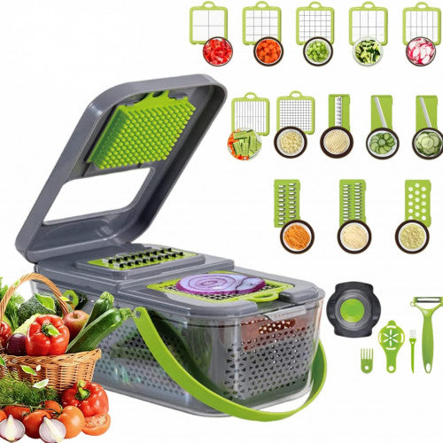 CORTADOR DE VEGETALES MULTIFUNCIONA 22 EN 1 :