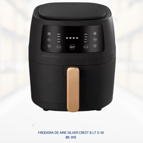 FREIDORA DE AIRE SILVER CREST 8 LT S-18 Ref: AM-RD2406-78	AM