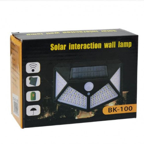 LUZ LED / LAMPARA SOLAR IMPERMEABLE CON SENSOR Ref: BK-100	AM