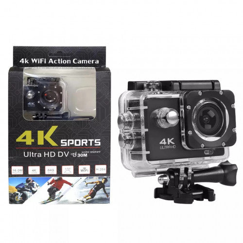 CAMARA 4K 2'' ULTRA HD 1080P SPORT WIFI 12MP CAM ACTION