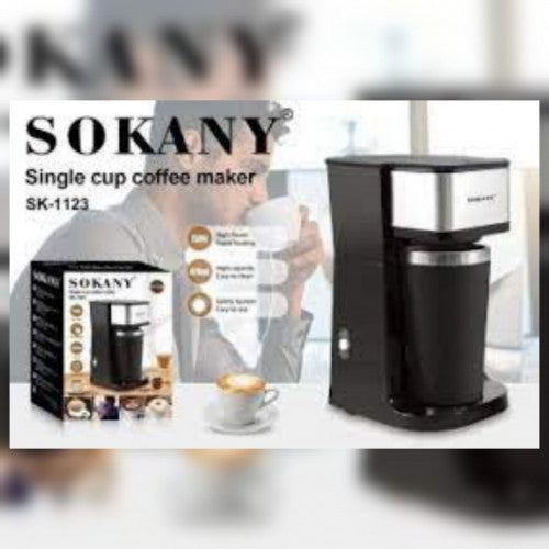 CAFETERA SOKANY CON VASO TERMICO SK-1123 Ref: SK-1123	AM